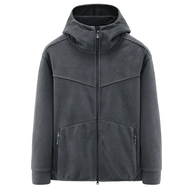 Fleecejacke mit Kapuze für Männer - Nils