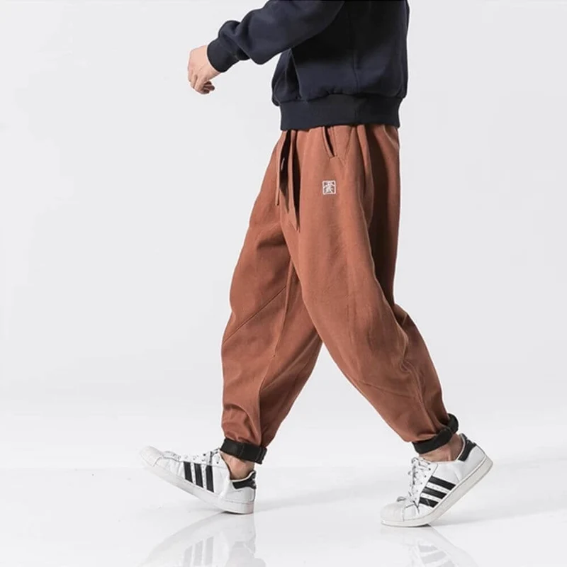Herren-Baggy-Hose aus Leinen - Iker