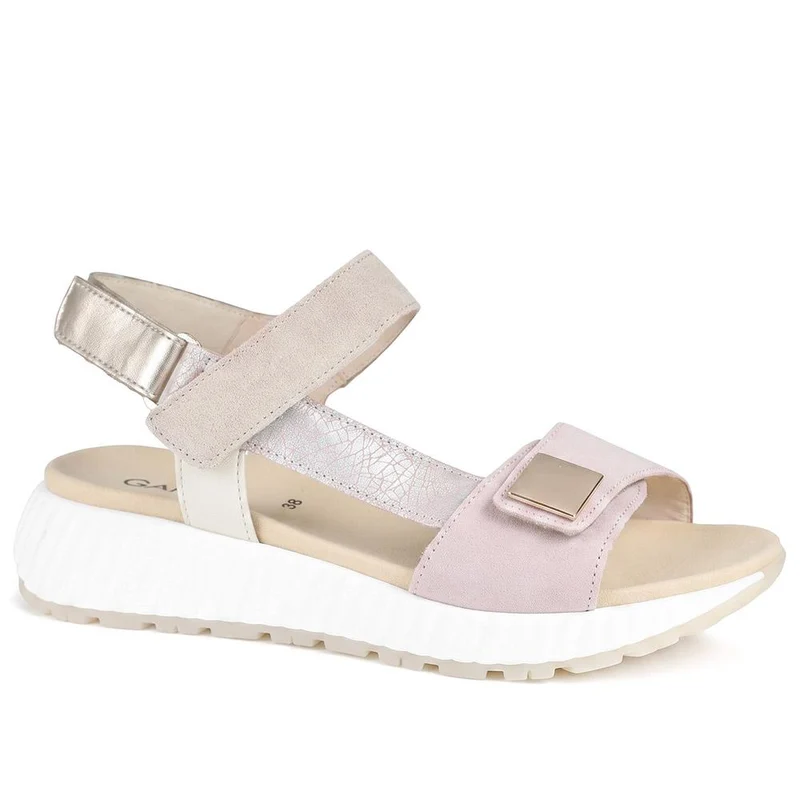 Gabor Leather Touch Fasten Platform Sandals - GABC43521 / 330 460