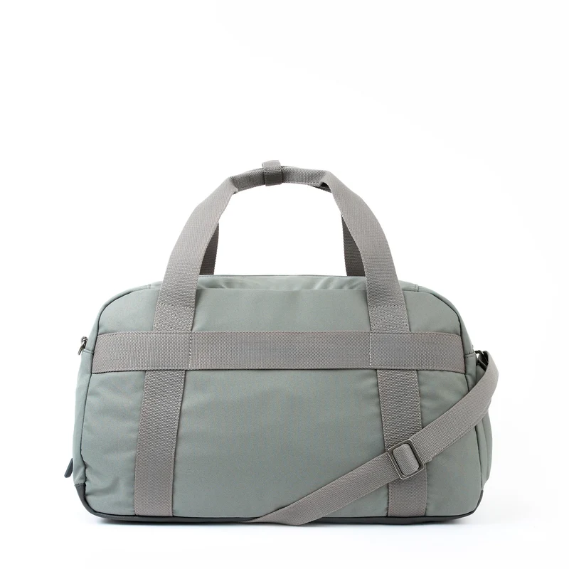 ROKA Große Gatwick-Tasche aus recyceltem Canvas | Zinnfarben