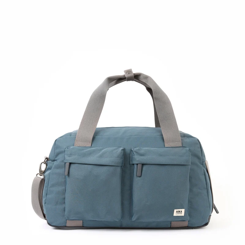 ROKA Gatwick Medium Tasche aus recyceltem Canvas | Airforce