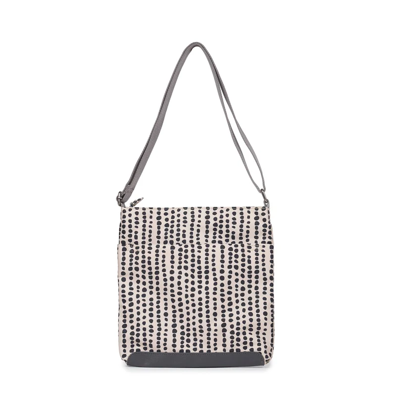 ROKA Kennington B Linear Dot Medium Tasche aus recyceltem Canvas