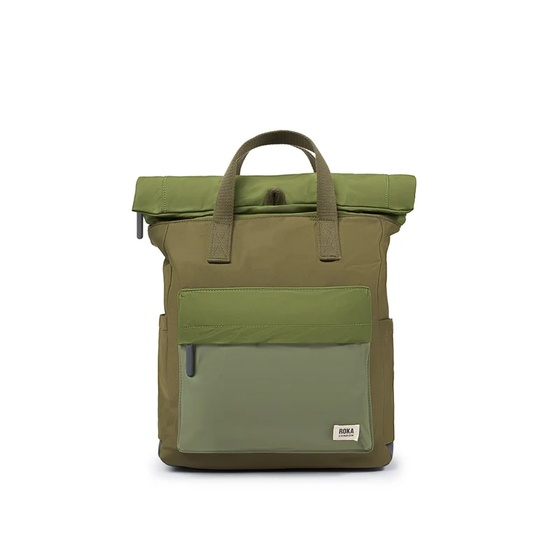 ROKA Canfield B Militärfarbene, mittelgroße Tasche aus recyceltem Nylon