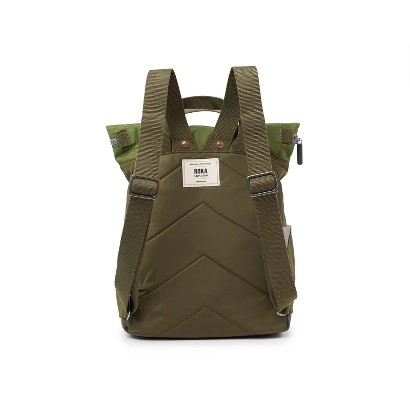 ROKA Canfield B Militärfarbene, mittelgroße Tasche aus recyceltem Nylon