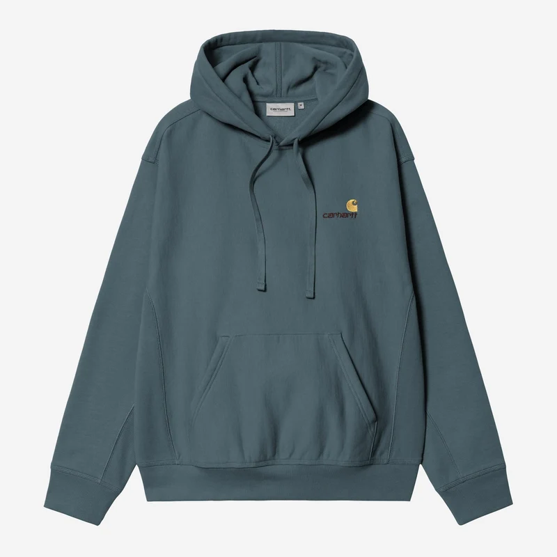 Carhartt WIP Herren American Script Hoodie | Büroblau