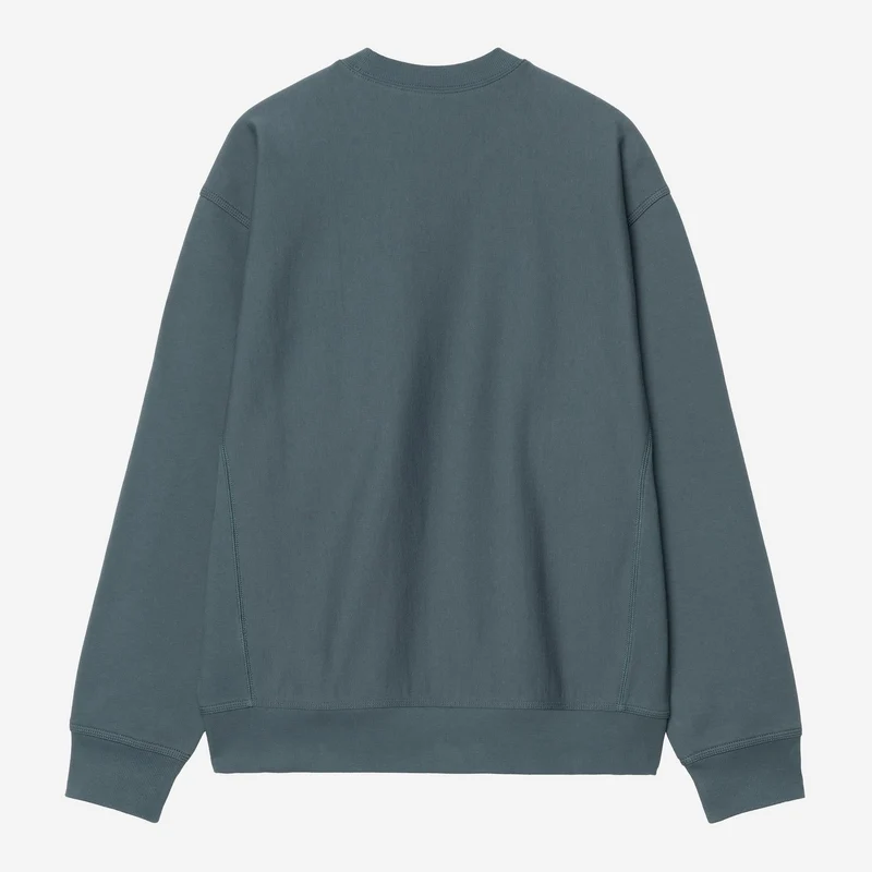 Carhartt WIP Herren American Script Sweatshirt | Büroblau
