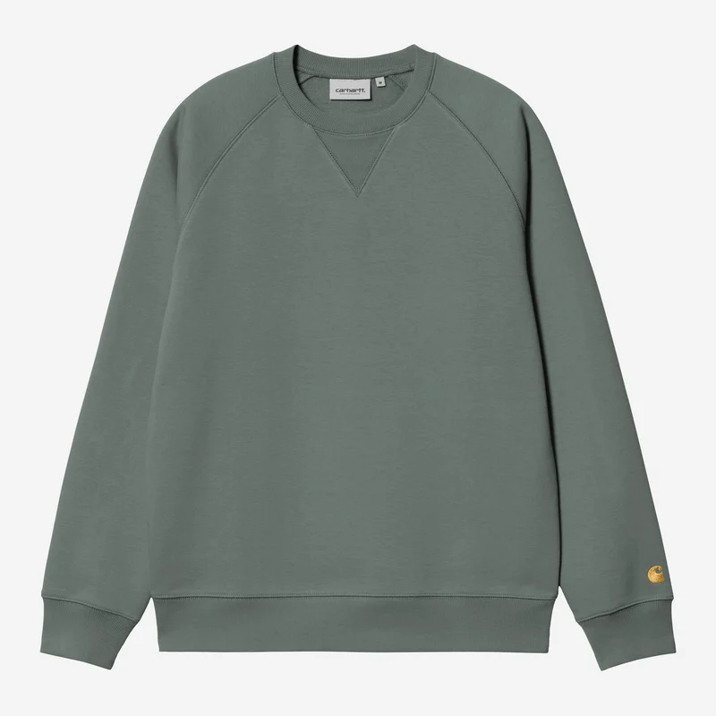 Carhartt WIP Chase Herren-Sweatshirt | Samtgrün