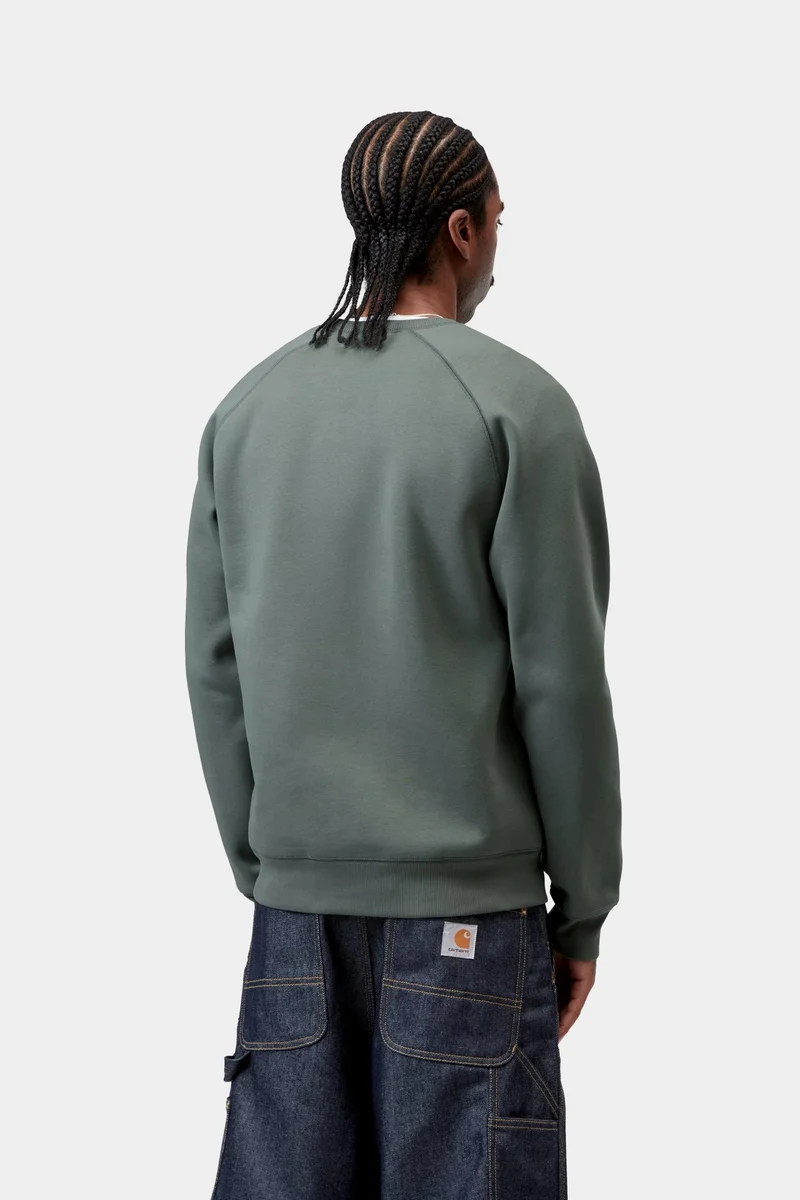 Carhartt WIP Chase Herren-Sweatshirt | Samtgrün