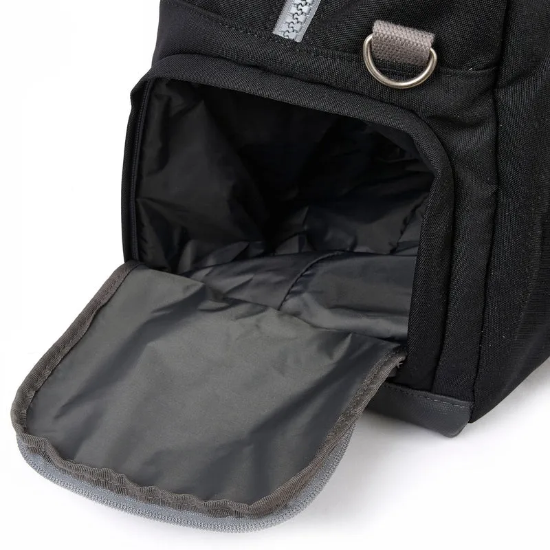ROKA Große Gatwick-Tasche aus recyceltem Canvas | Ash
