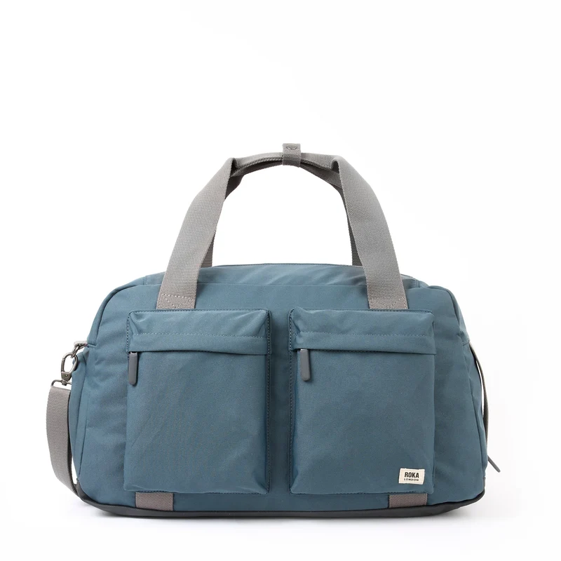 ROKA Große Tasche aus recyceltem Canvas für Gatwick | Airforce