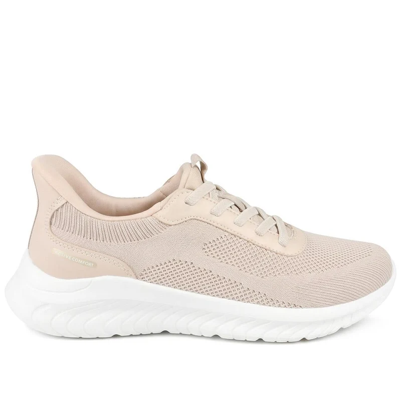 Pavers Active Easy Step In Lace Up Trainers - VSHI43000 / 329 302 - Beige
