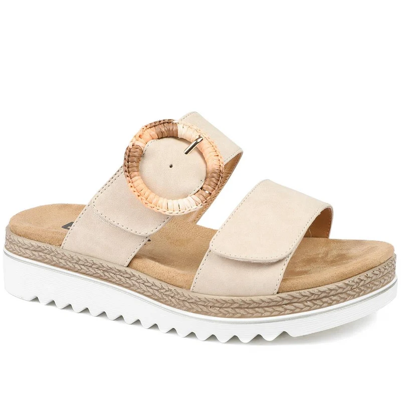 EasyFit Extra Wide Banca Sandals - BANCA / 329 265