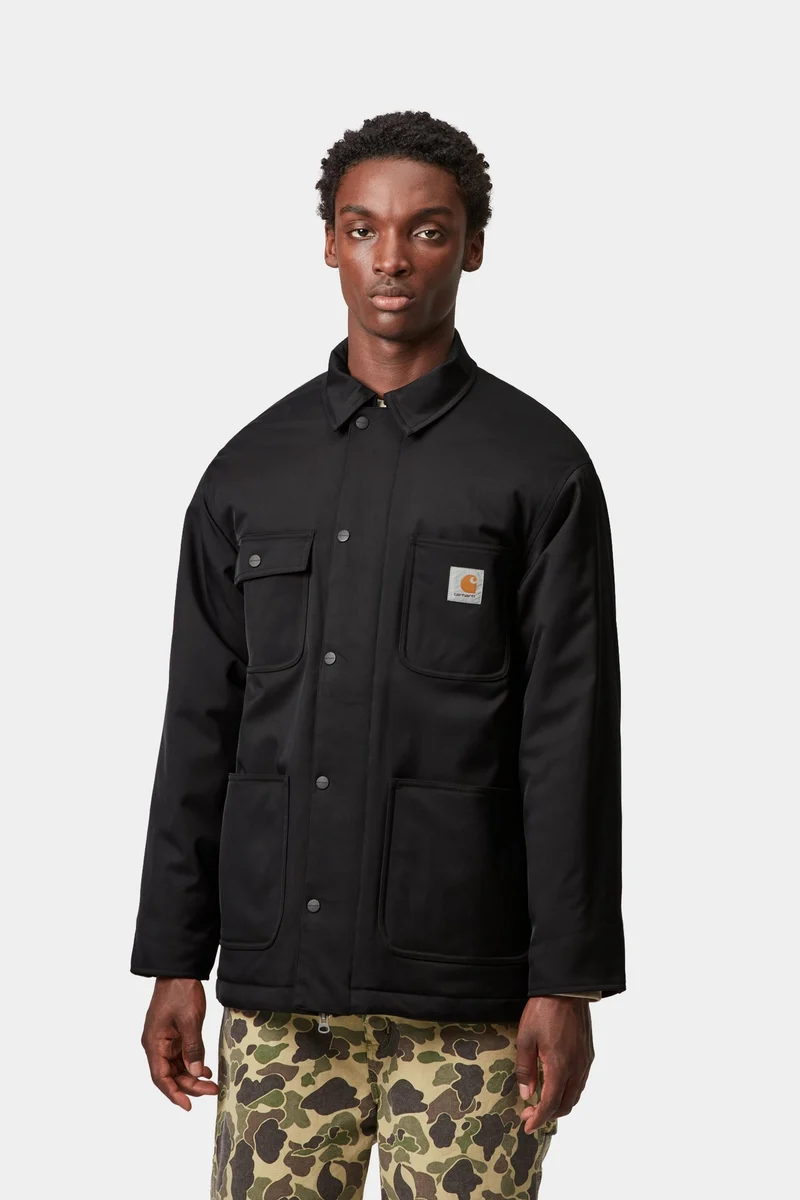 Carhartt WIP Leroy Herren-Arbeitsjacke | Schwarz