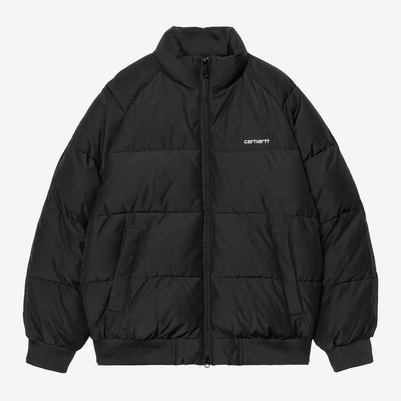 Carhartt WIP Herren-Nebraska-Jacke | Schwarz/Weiß