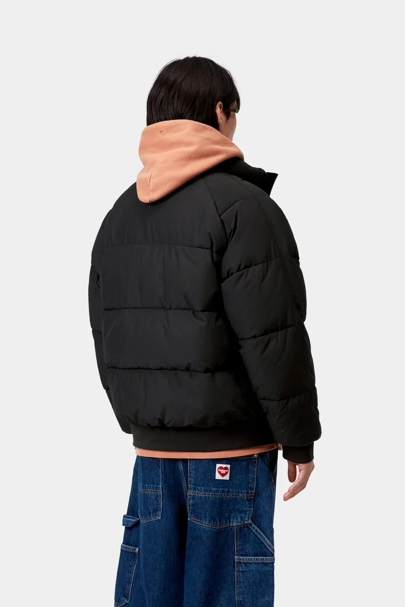 Carhartt WIP Herren-Nebraska-Jacke | Schwarz/Weiß