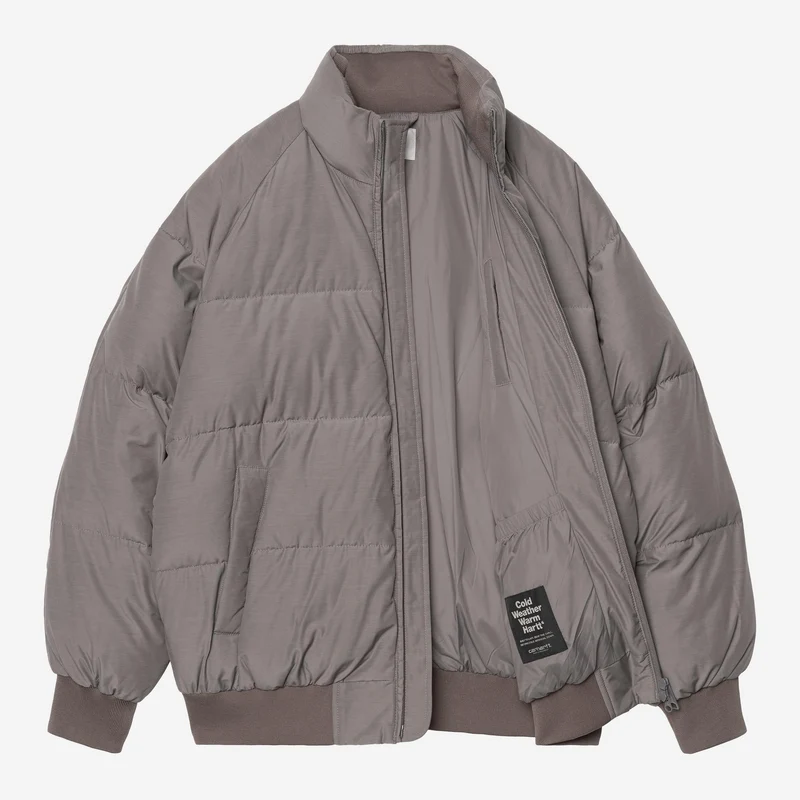 Carhartt WIP Herren-Nebraska-Jacke | Porphyr / Weiß