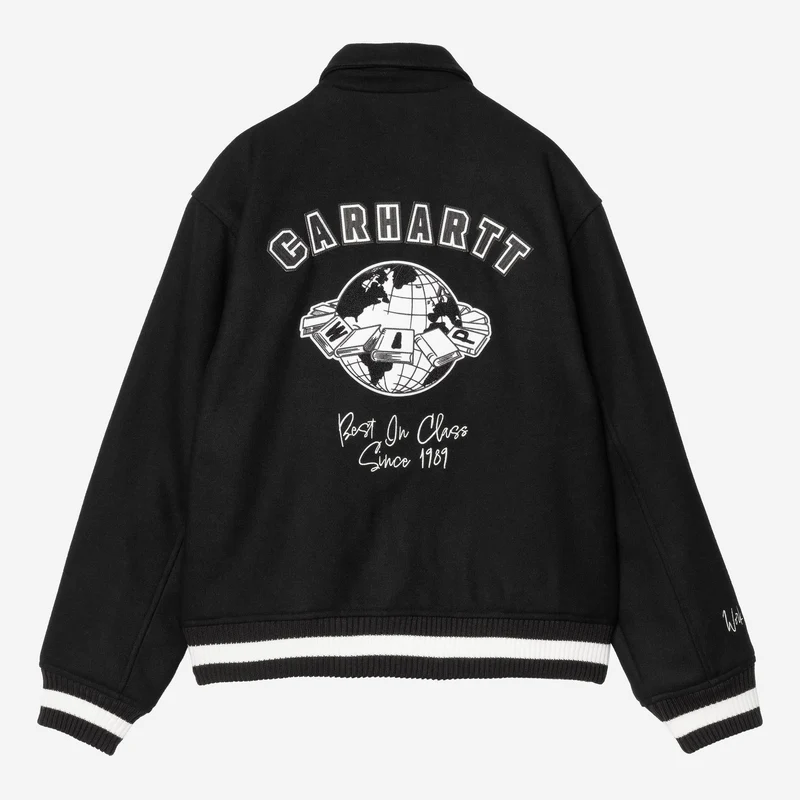 Carhartt WIP Herren-Collegejacke der Extraklasse | Schwarz