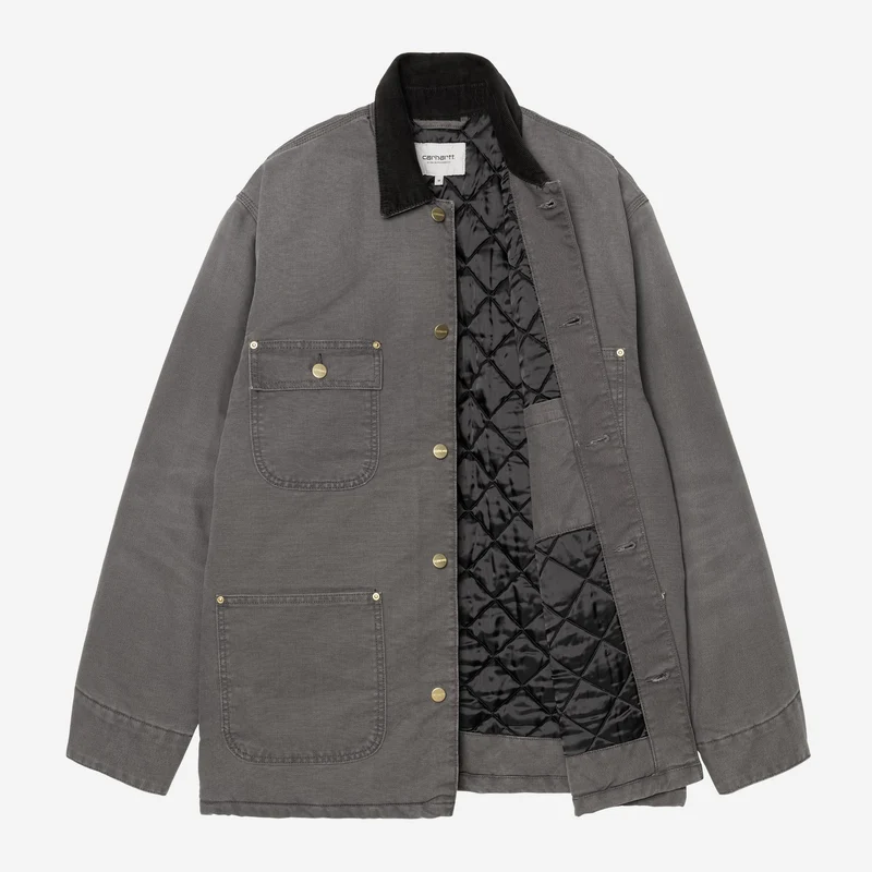 Carhartt WIP OG Chore Coat Jacke für Herren | Graphit/Schwarzer Canvas