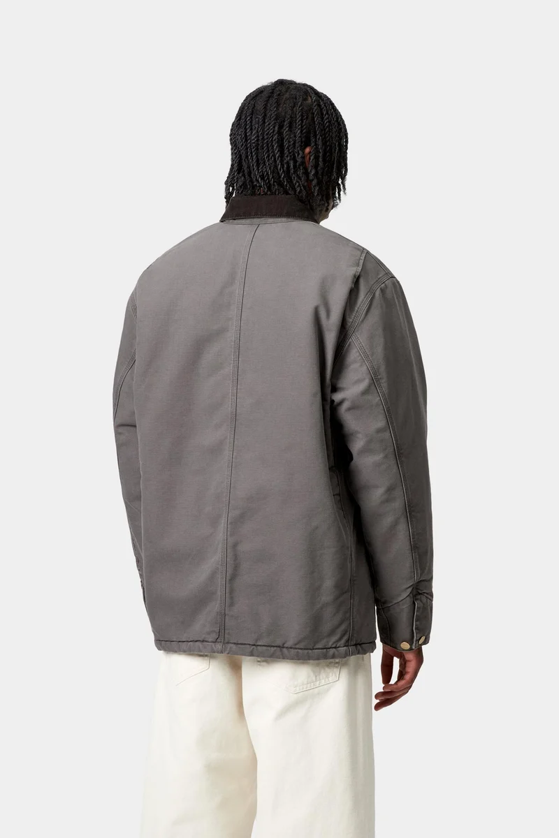 Carhartt WIP OG Chore Coat Jacke für Herren | Graphit/Schwarzer Canvas