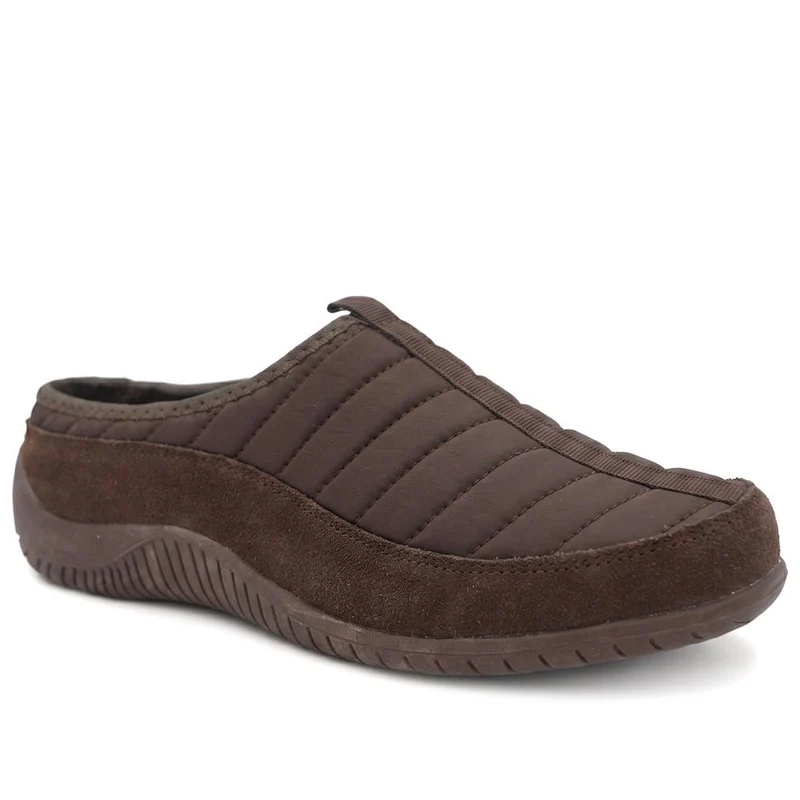 Wide Fit Leather Chunky Sole Clogs - BRK44006 / 329 755