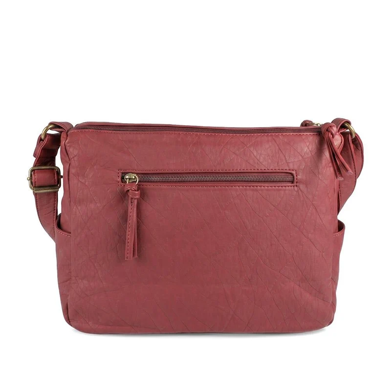 Multi Zip Pocket Crossbody Bag - JEWN42000 / 328 417 - Burgundy