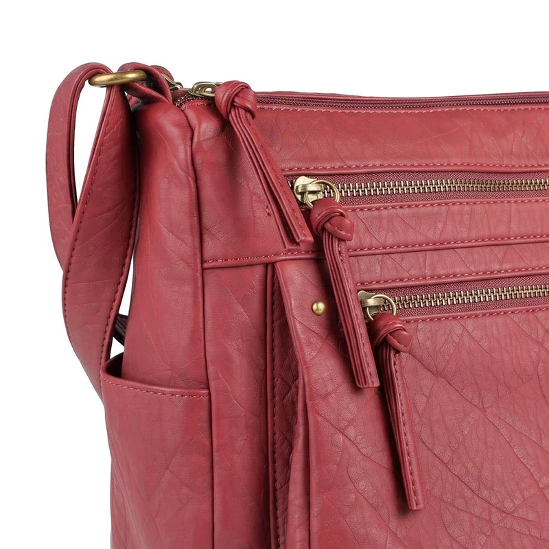 Multi Zip Pocket Crossbody Bag - JEWN42000 / 328 417 - Burgundy