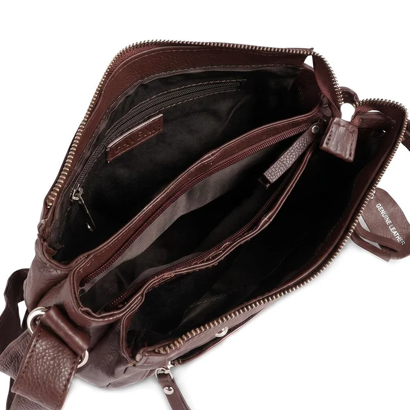 Adjustable Multi-Pocket Handbag - JWNBG41005 / 327 772 - Chocolate