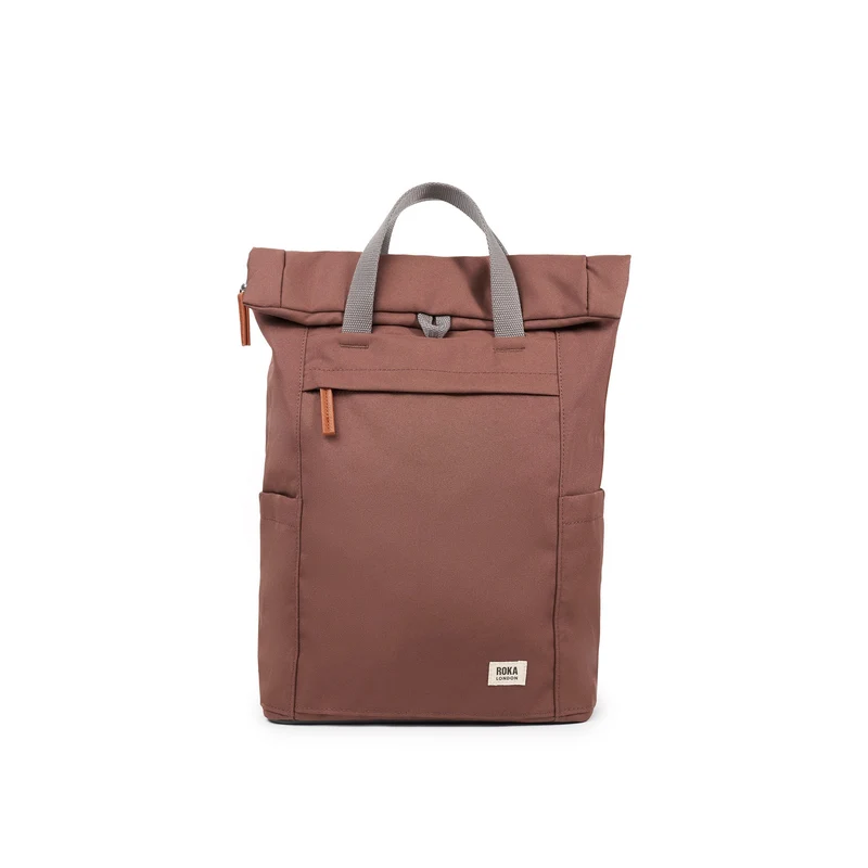 ROKA Finchley Eine mittelgroße Coco-Tasche aus recyceltem Canvas