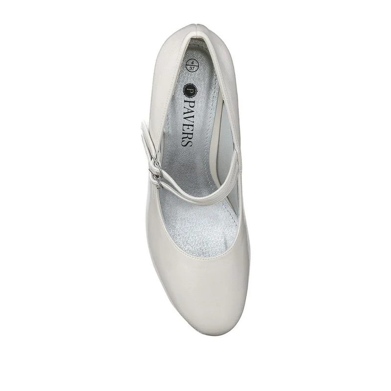 Heeled Mary Janes - AMITY39003 / 325 107 - Cream