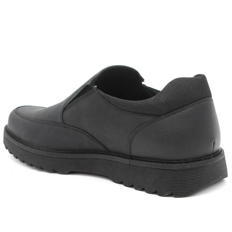 Wide Fit Smart Casual Moccasins - XINGH44006 / 330 040 - Black