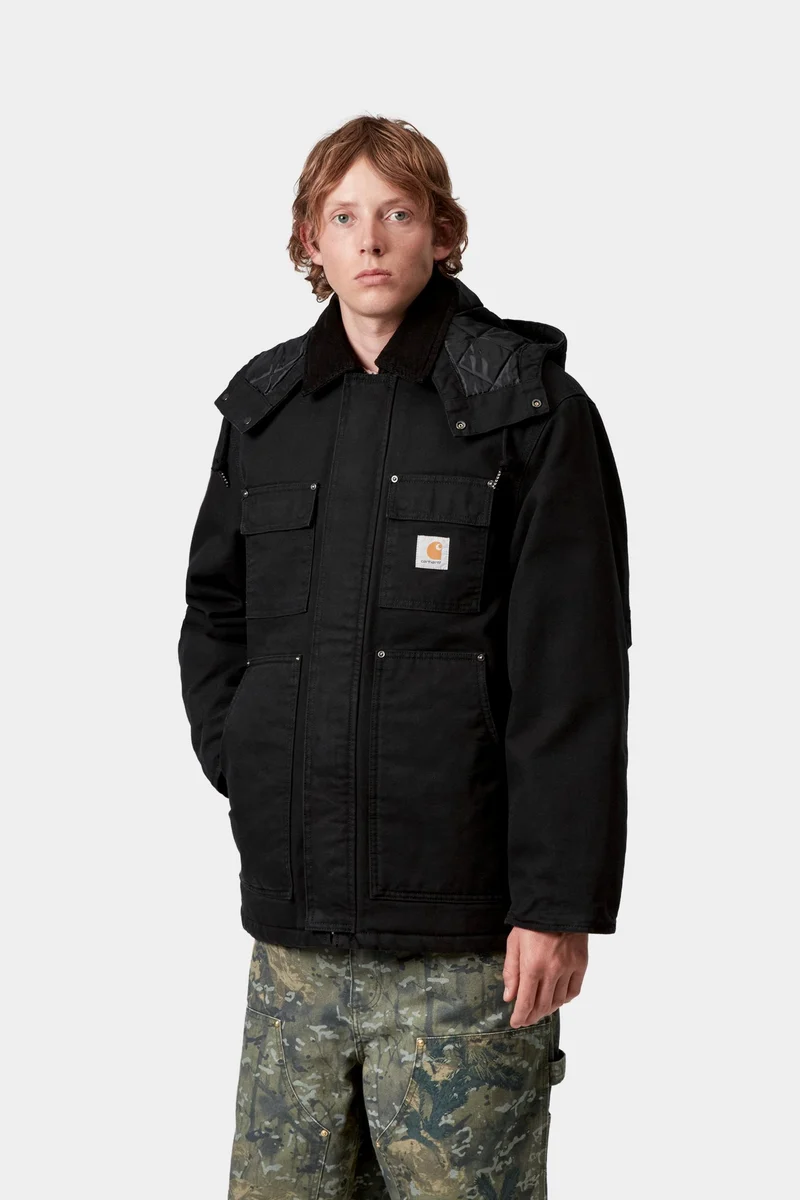 Carhartt WIP Ambel Herrenmantel | Schwarz