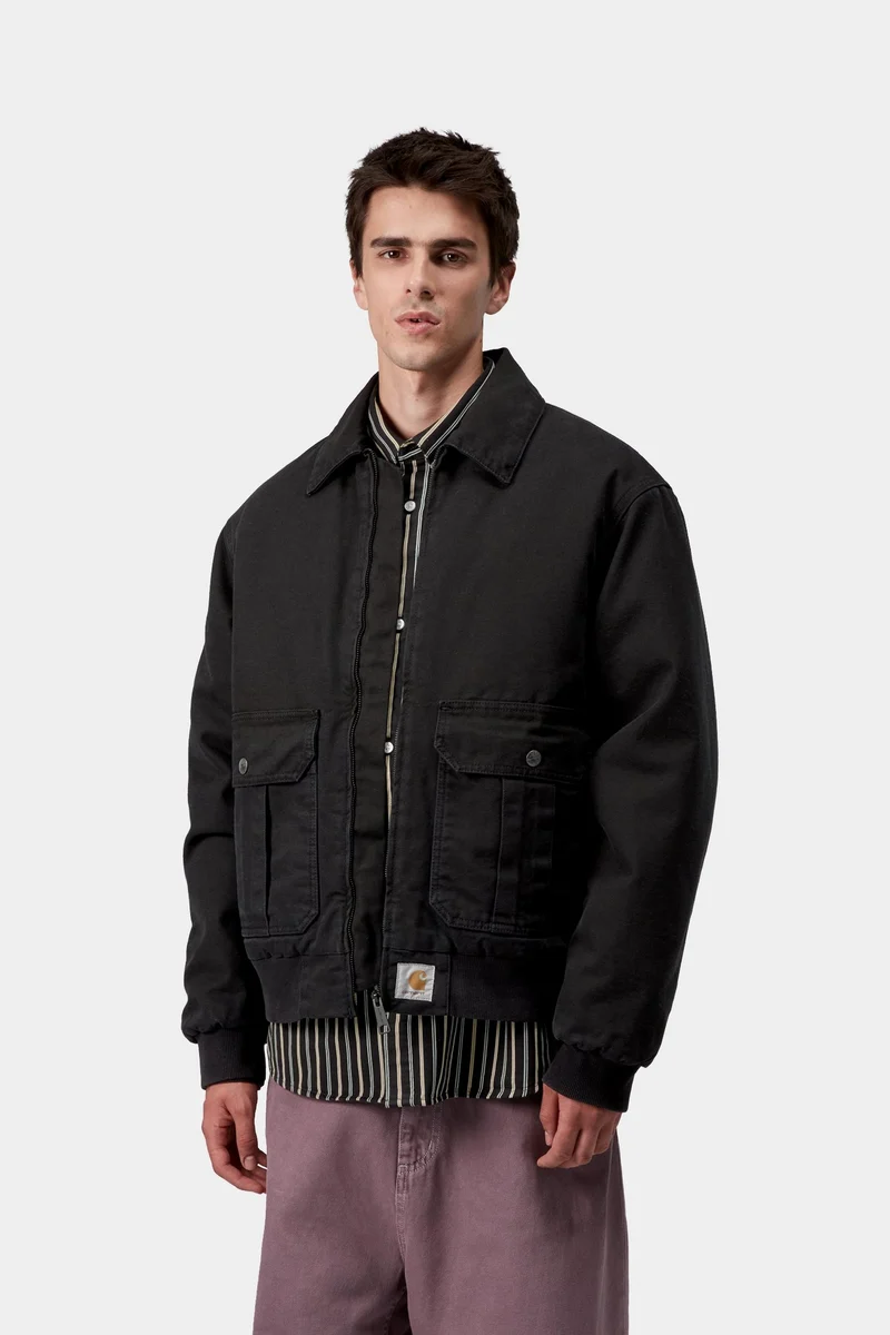 Carhartt WIP Stanton Herrenjacke | Schwarz