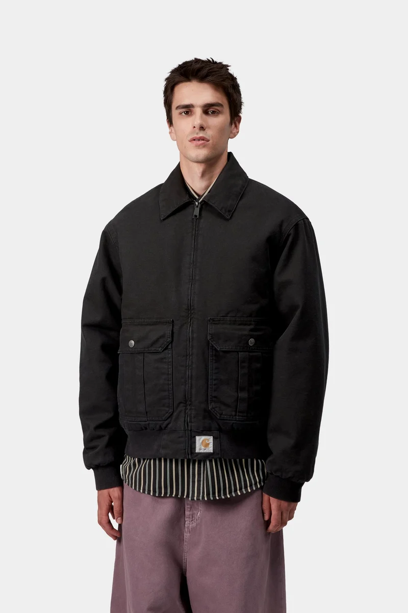 Carhartt WIP Stanton Herrenjacke | Schwarz