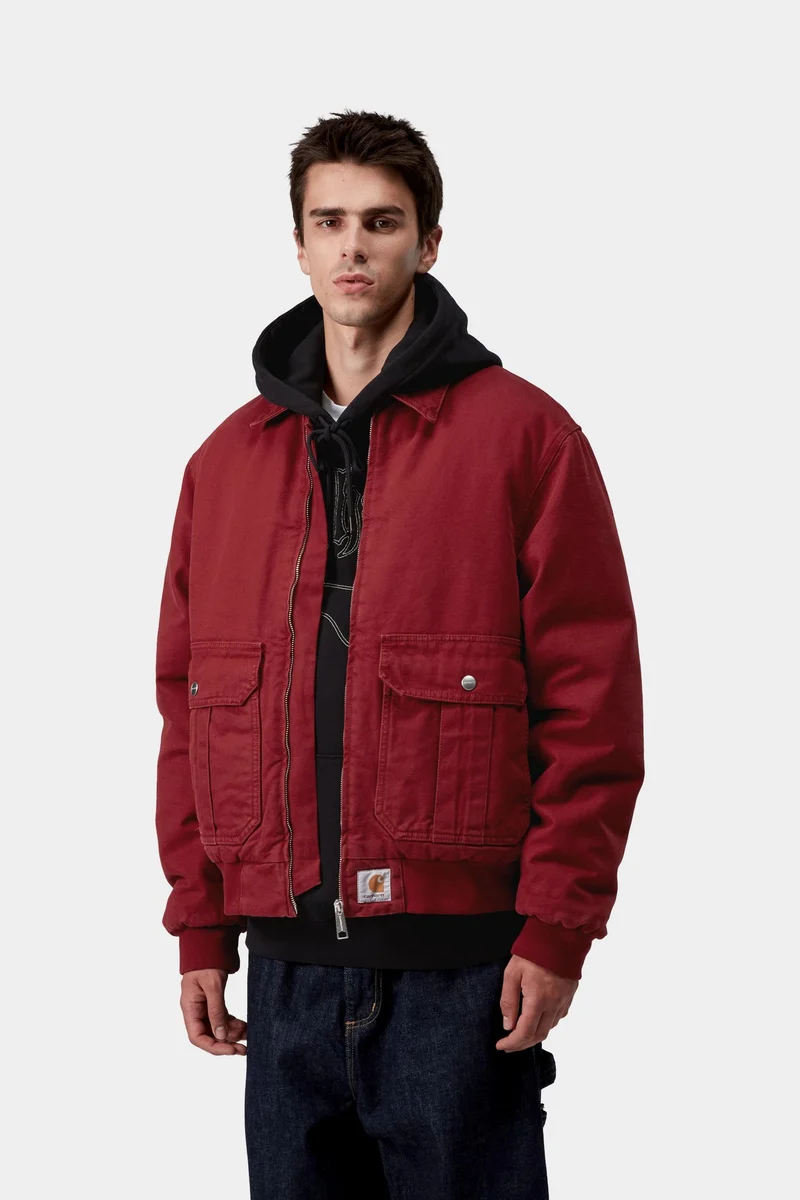 Carhartt WIP Stanton Herrenjacke | Scharlachrot