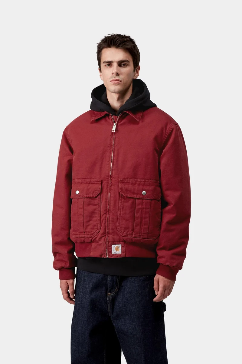 Carhartt WIP Stanton Herrenjacke | Scharlachrot