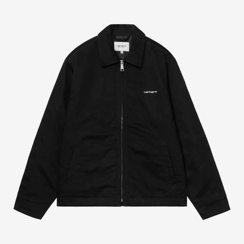 Carhartt WIP Herrenjacke mit Module-Schriftzug | Schwarz/Weiß