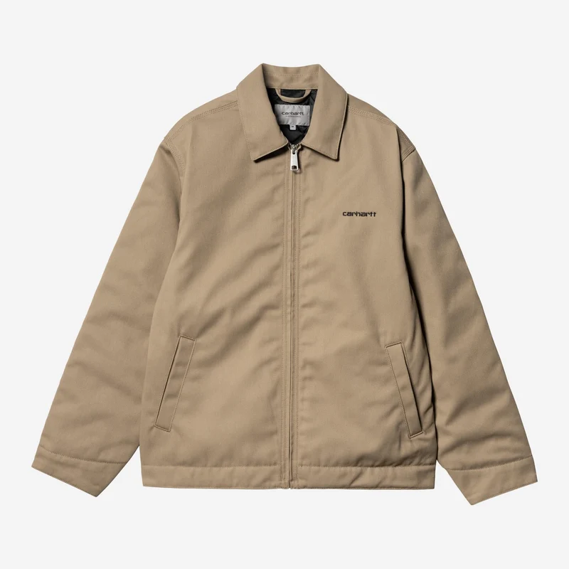 Carhartt WIP Herrenjacke „Module Script“ | Leder / Schwarz