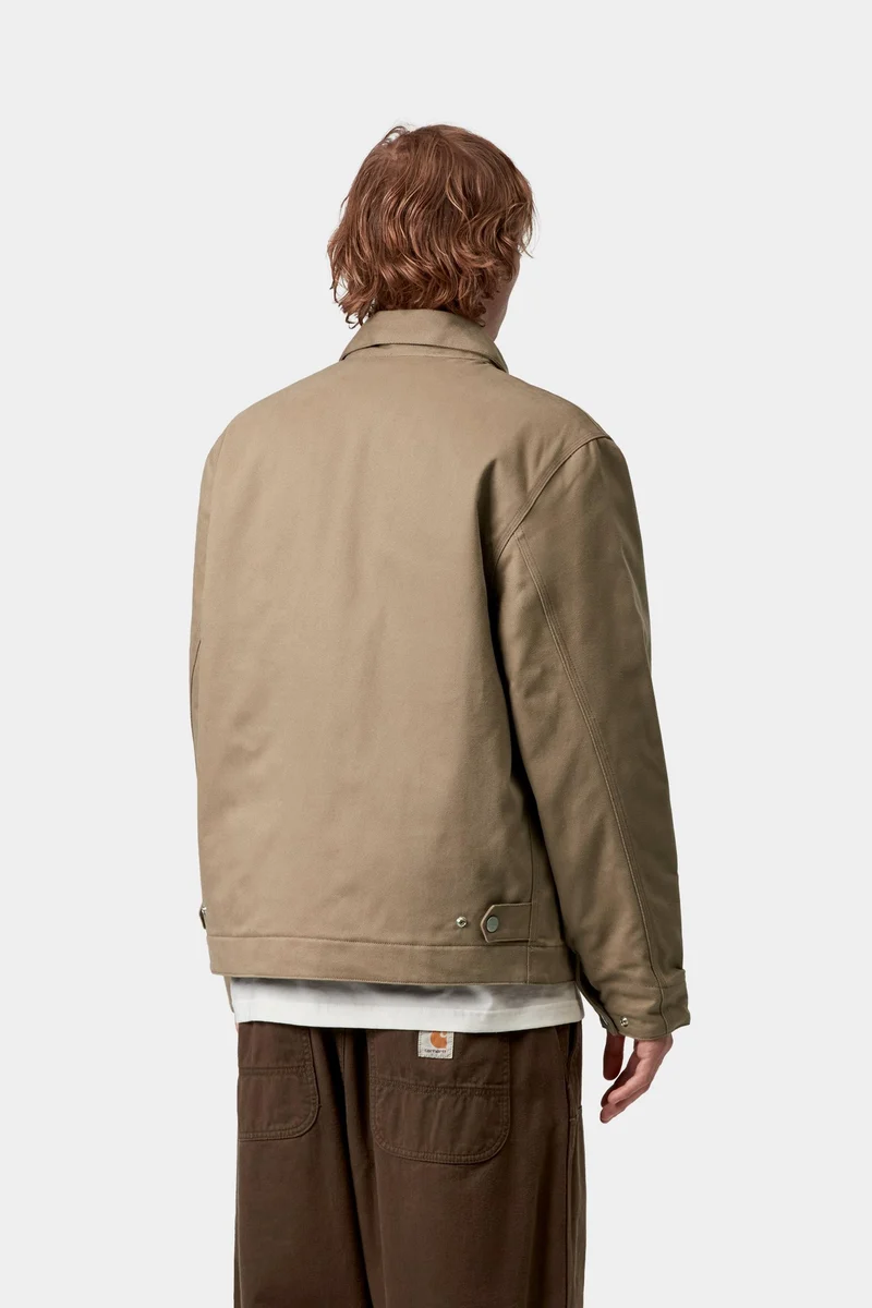 Carhartt WIP Herrenjacke „Module Script“ | Leder / Schwarz