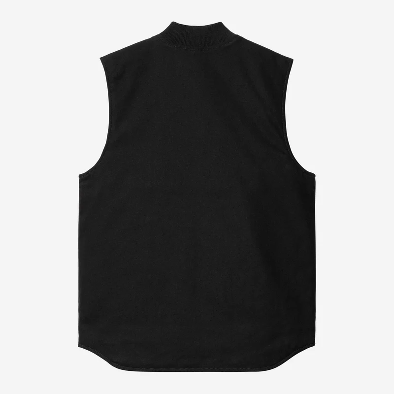 Carhartt WIP Klassische Herrenweste | Schwarz, robust