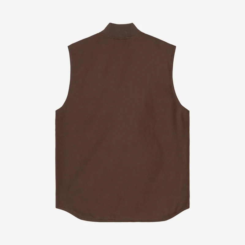 Carhartt WIP Klassische Herrenweste | Tabakfarben, fest