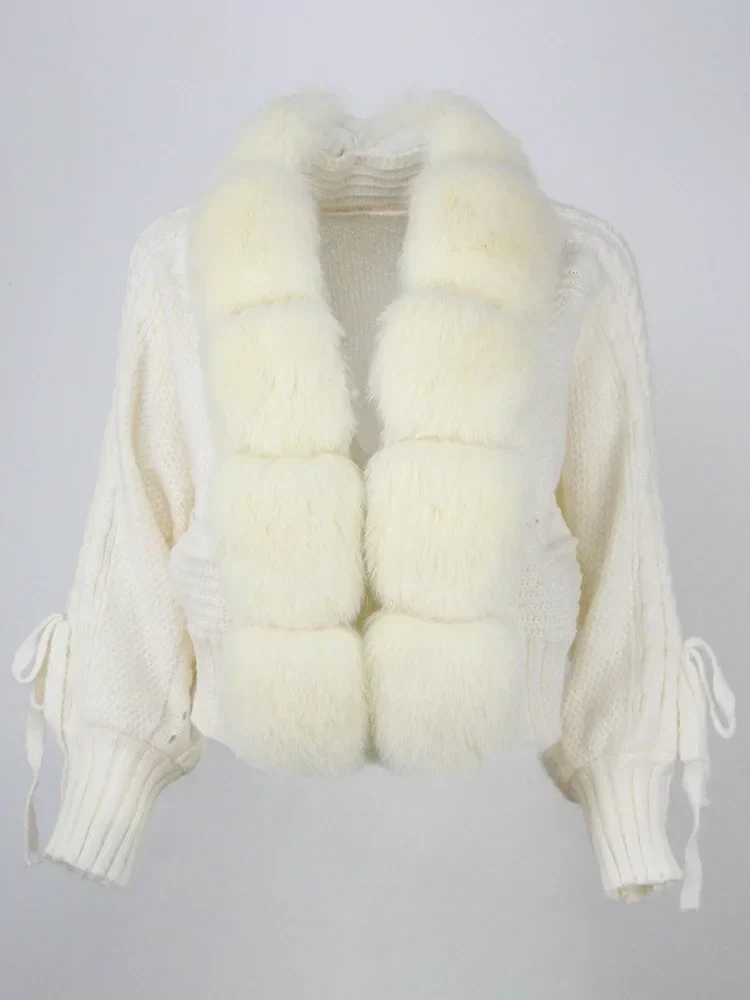 Lixx | Luxury Wintermantel für Damen mit echtem Fuchsfellkragen