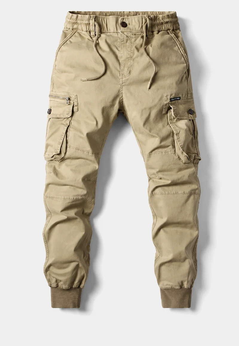 Herren-Jogginghose im Cargo-Stil mit mehreren Taschen und Reißverschluss – Nicolai