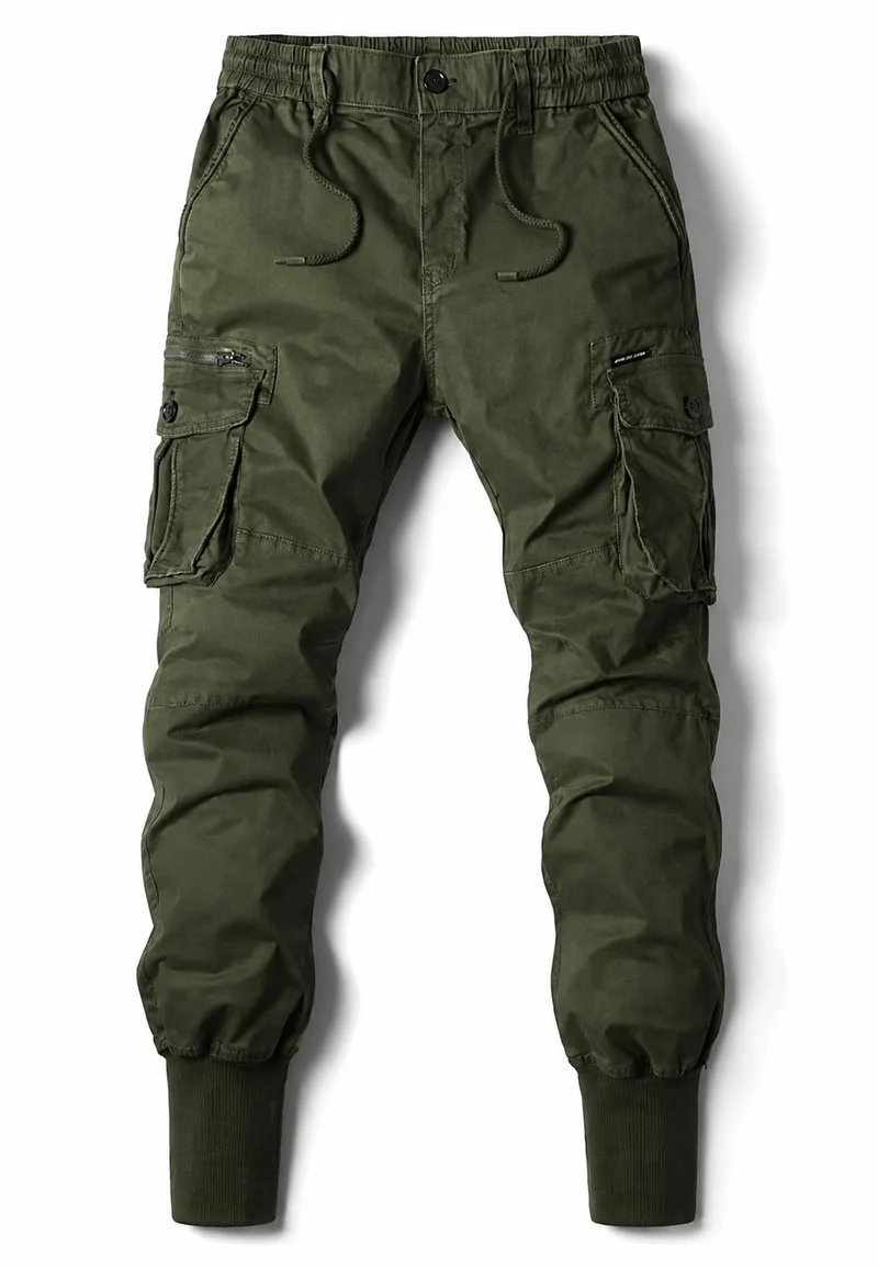 Herren-Jogginghose im Cargo-Stil mit mehreren Taschen und Reißverschluss – Nicolai