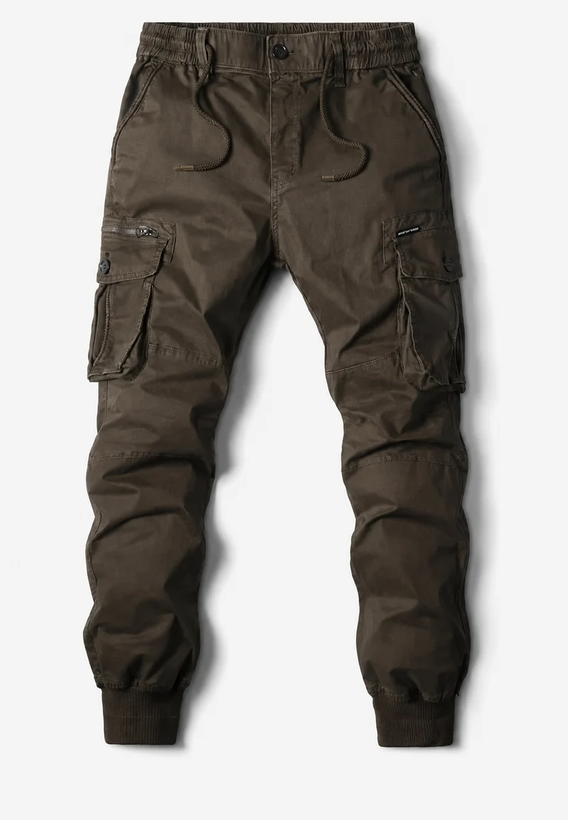 Herren-Jogginghose im Cargo-Stil mit mehreren Taschen und Reißverschluss – Nicolai