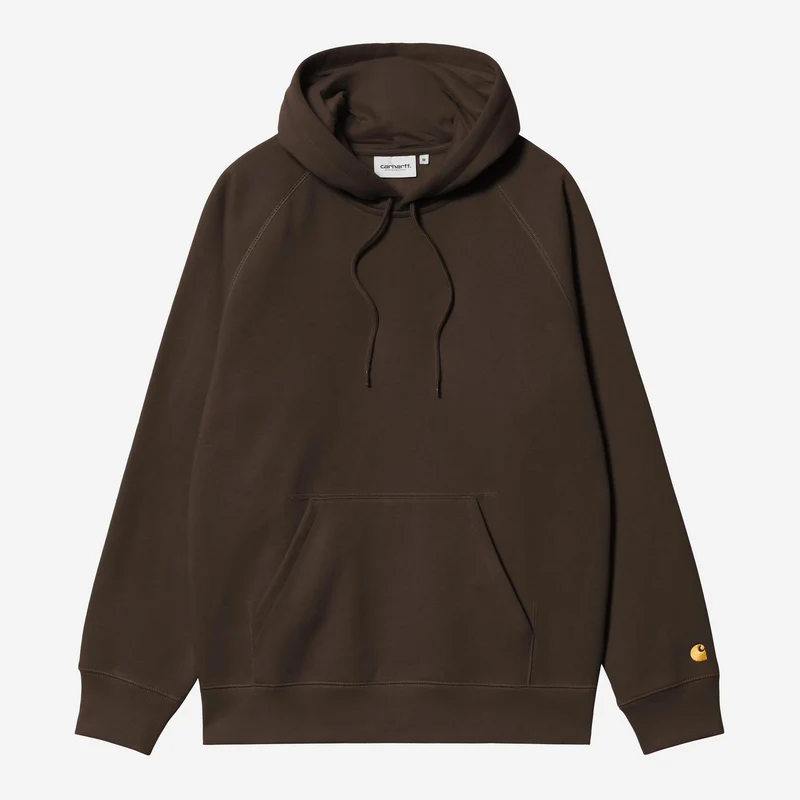 Carhartt WIP Chase Herren-Hoodie | Tabak/Gold