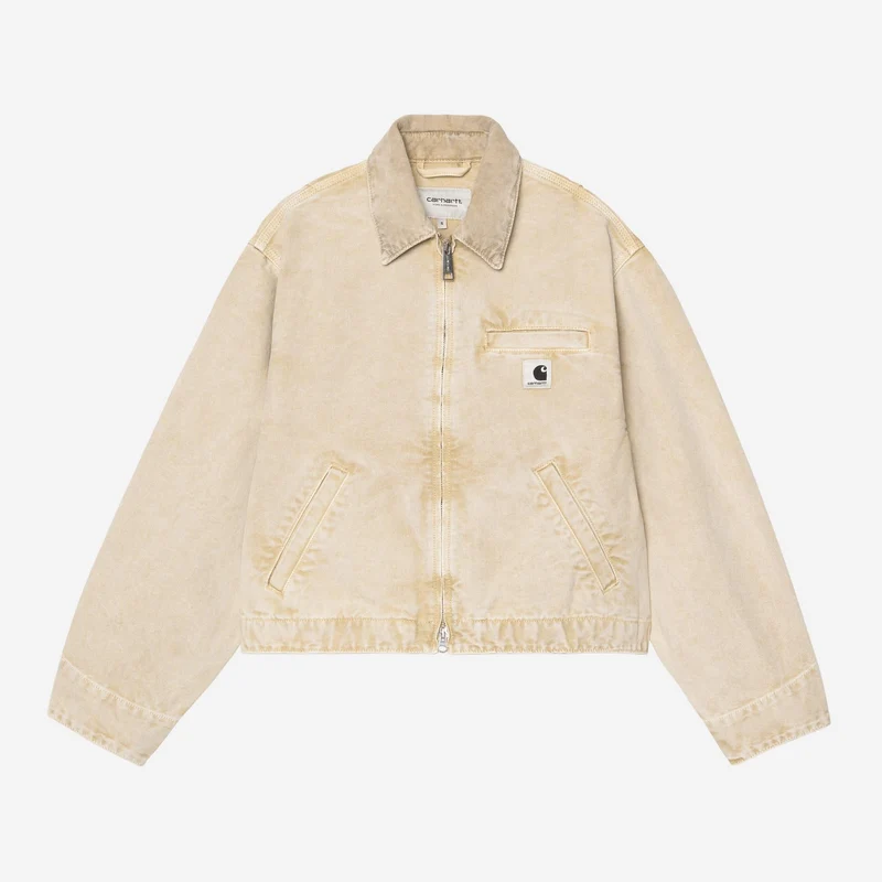 Carhartt WIP Emery Damenjacke | Dusty Hamilton Brown Chalk Wash