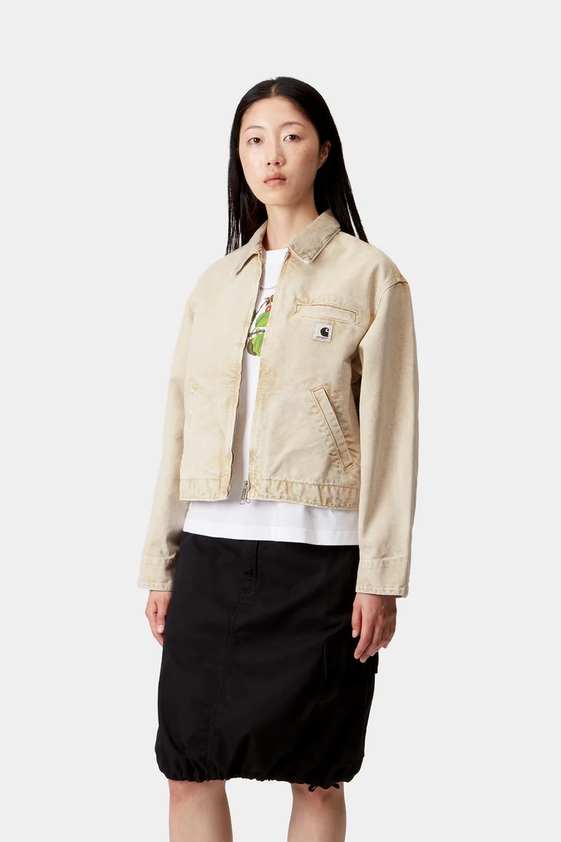 Carhartt WIP Emery Damenjacke | Dusty Hamilton Brown Chalk Wash