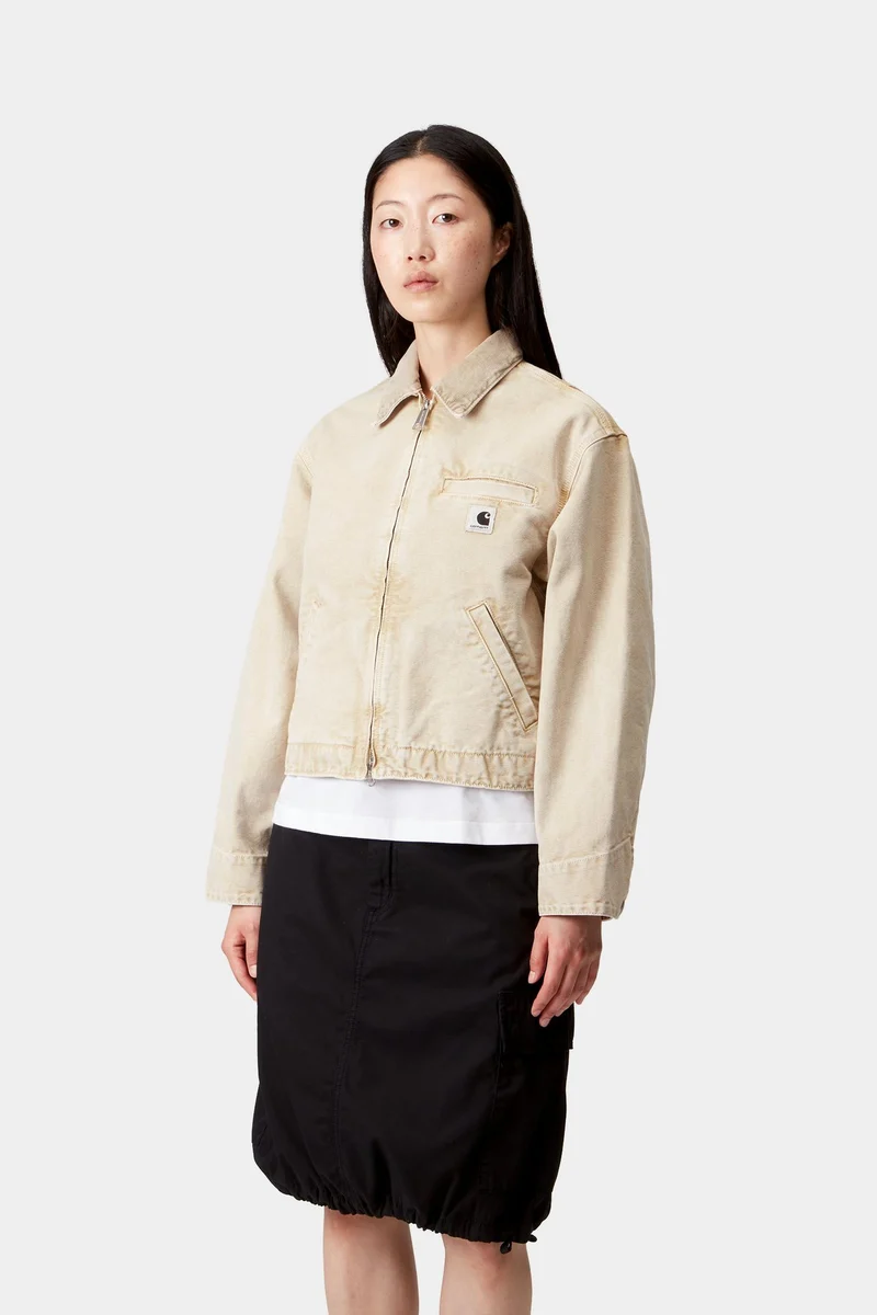 Carhartt WIP Emery Damenjacke | Dusty Hamilton Brown Chalk Wash
