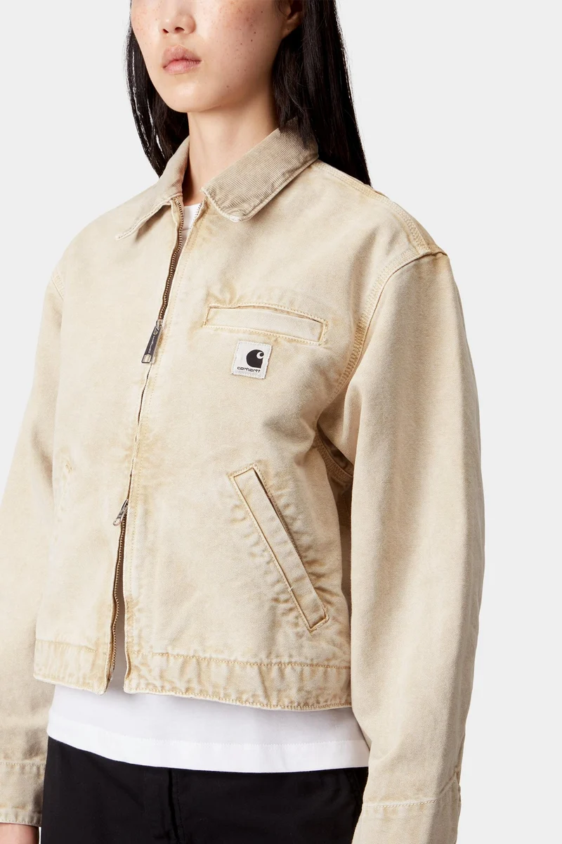 Carhartt WIP Emery Damenjacke | Dusty Hamilton Brown Chalk Wash