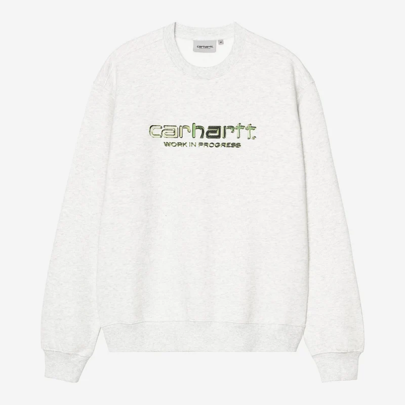 Carhartt WIP Herren-Sweatshirt Solar Chrome | Aschgrau meliert
